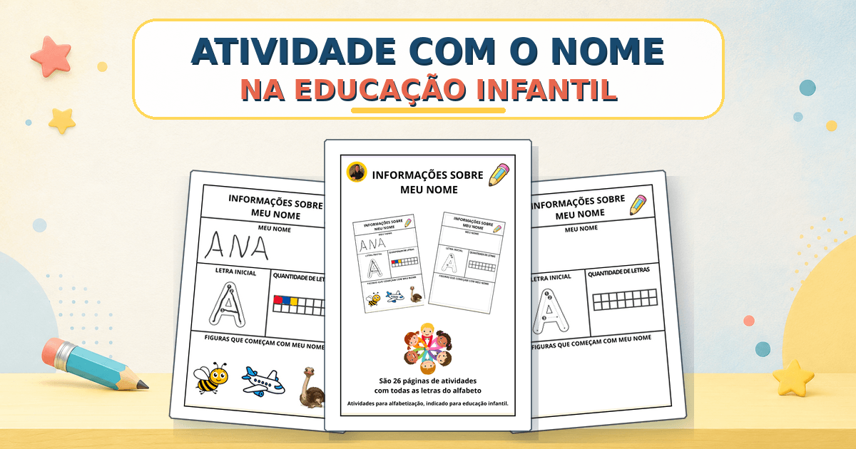 Atividade Nome Educação Infantil em PDF