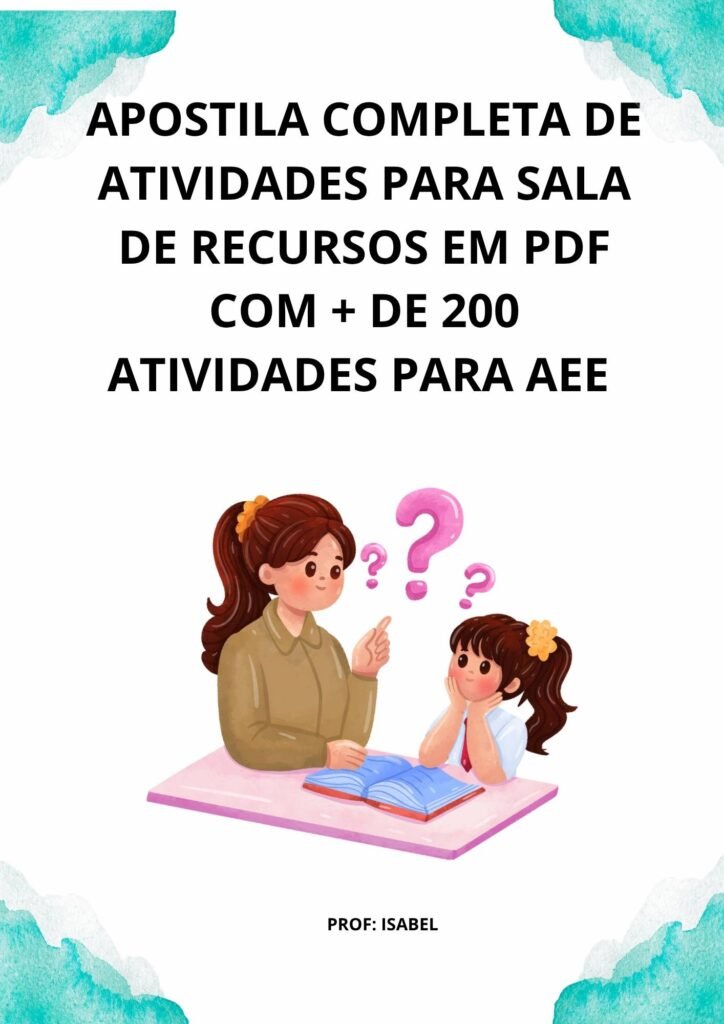 Atividades para Sala de Recursos em PDF com +200 Atividades